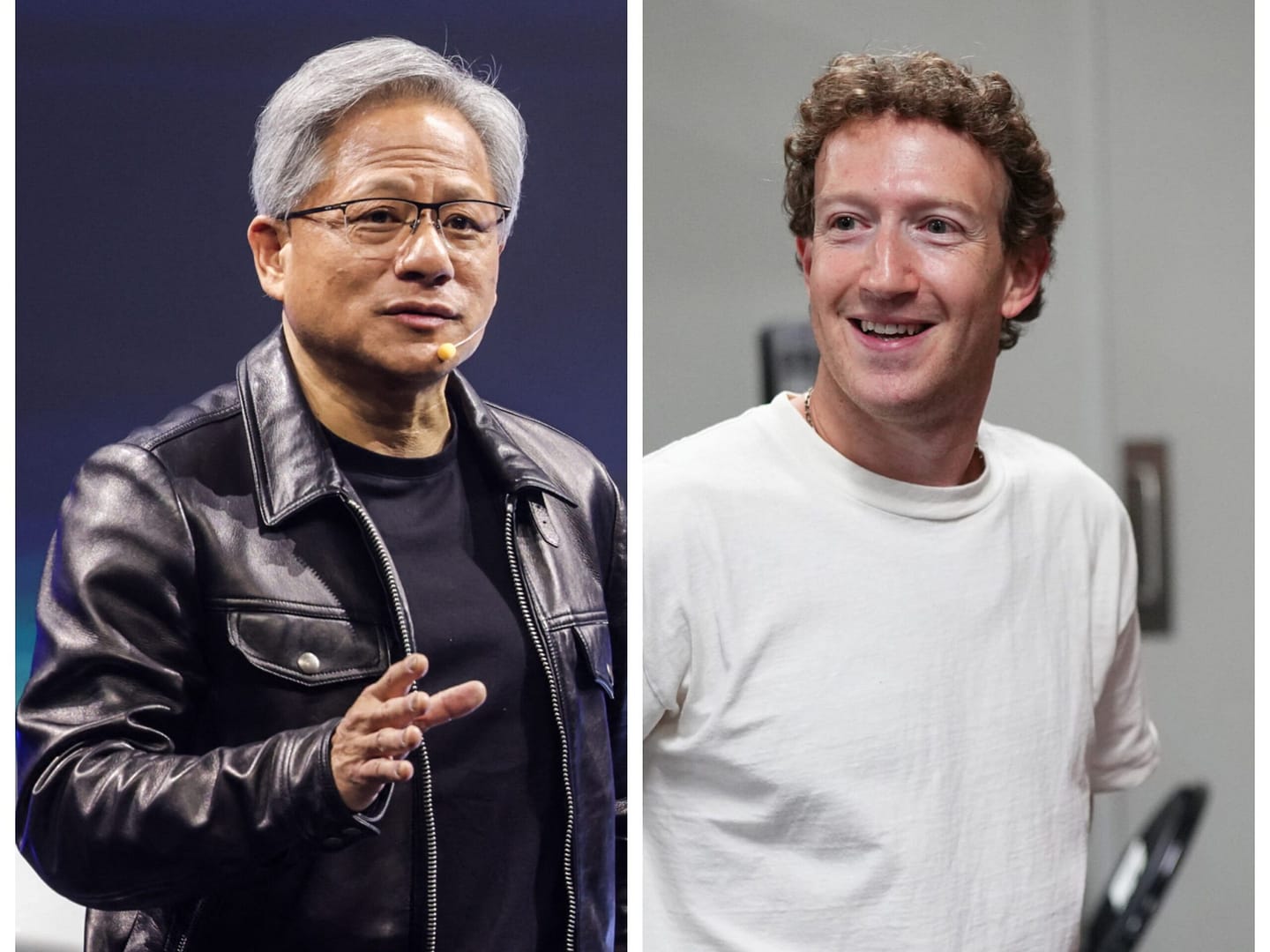 nvidia’s-jensen-huang-and-mark-zuckerberg-traded-jackets-and-compliments-while-talking-about-ai